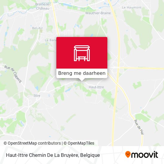 Haut-Ittre Chemin De La Bruyère kaart