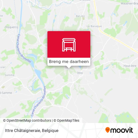 Ittre Châtaigneraie kaart