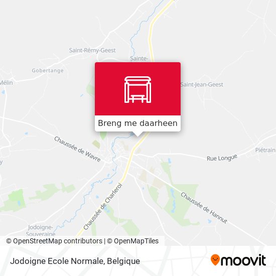 Jodoigne Ecole Normale kaart