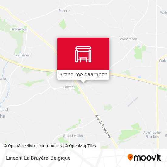 Lincent La Bruyère kaart