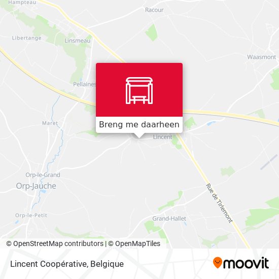 Lincent Coopérative kaart