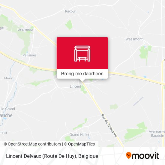 Lincent Delvaux (Route De Huy) kaart