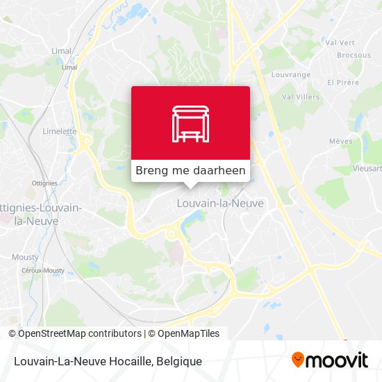 Louvain-La-Neuve Hocaille kaart