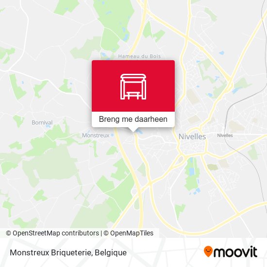 Monstreux Briqueterie kaart