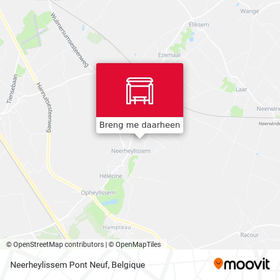 Neerheylissem Pont Neuf kaart