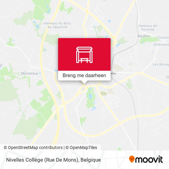Nivelles Collège (Rue De Mons) kaart