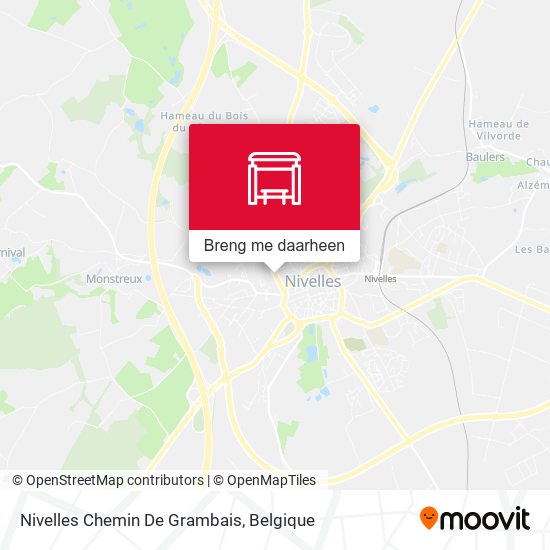 Nivelles Chemin De Grambais kaart