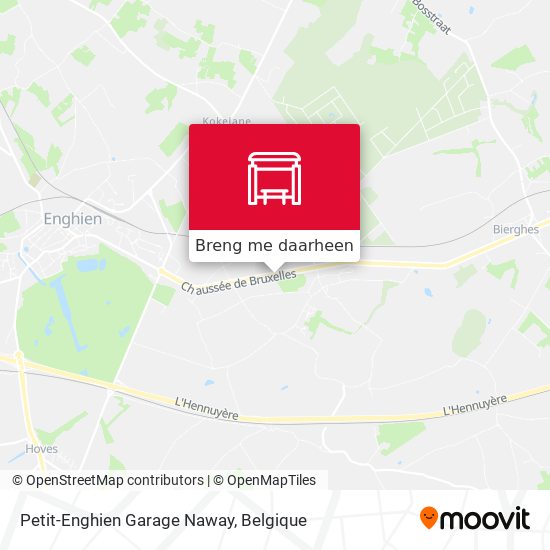 Petit-Enghien Garage Naway kaart
