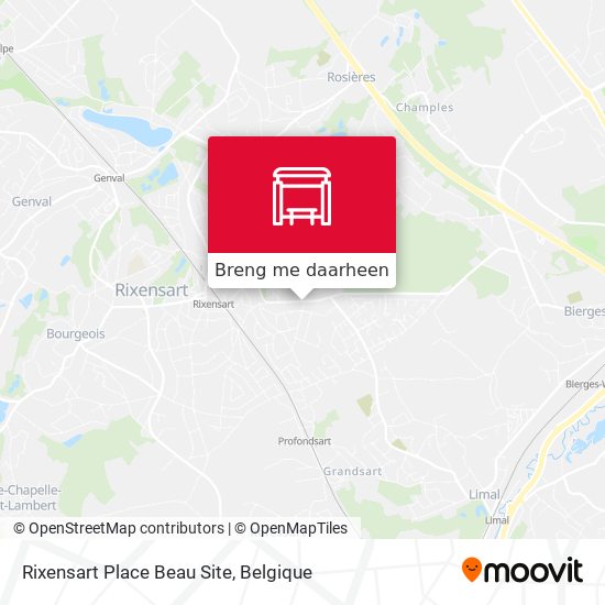 Rixensart Place Beau Site kaart