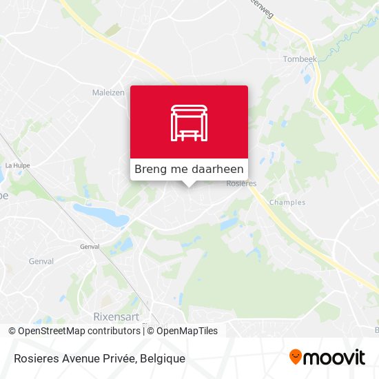 Rosieres Avenue Privée kaart