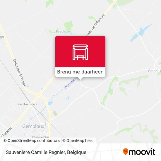 Sauveniere Camille Regnier kaart