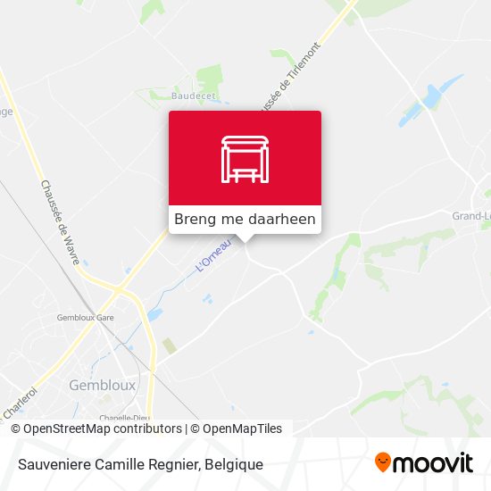 Sauveniere Camille Regnier kaart