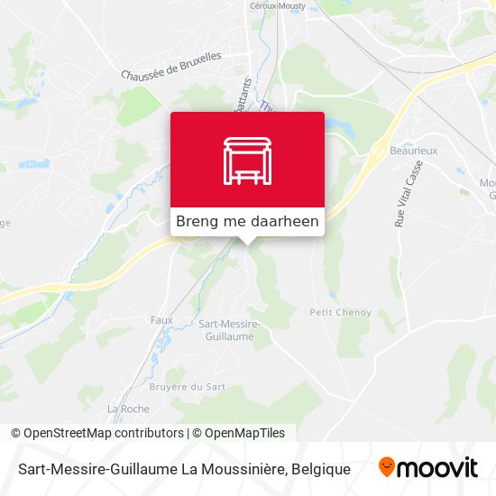 Sart-Messire-Guillaume La Moussinière kaart