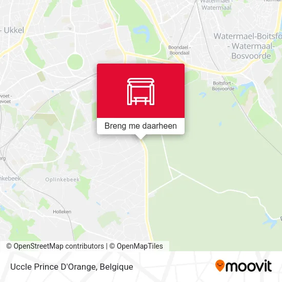 Uccle Prince D'Orange kaart