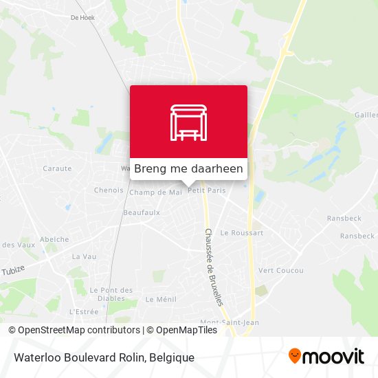 Waterloo Boulevard Rolin kaart