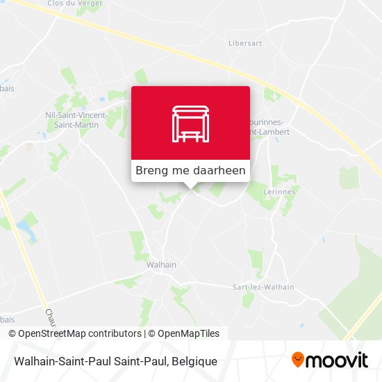 Walhain-Saint-Paul Saint-Paul kaart