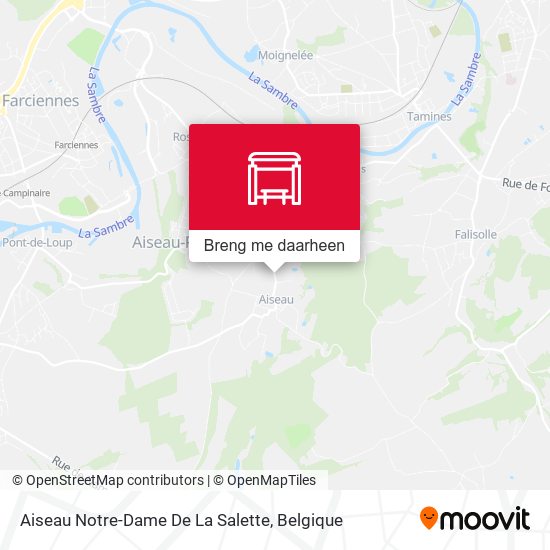 Aiseau Notre-Dame De La Salette kaart
