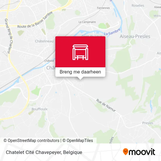 Chatelet Cité Chavepeyer kaart