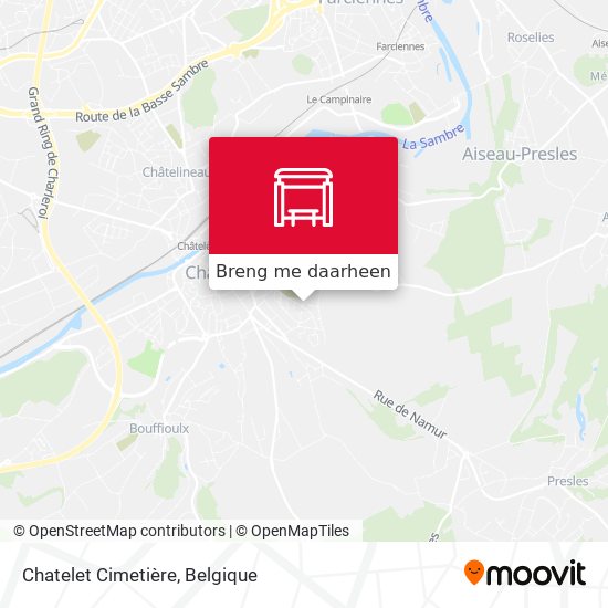Chatelet Cimetière kaart