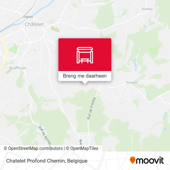 Chatelet Profond Chemin kaart