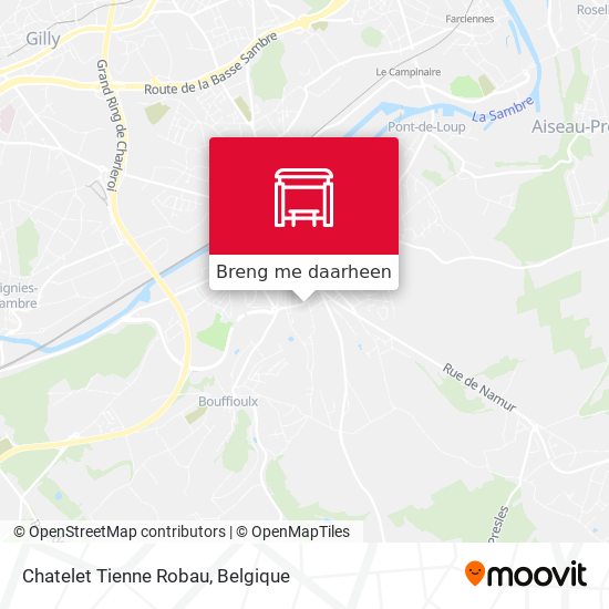 Chatelet Tienne Robau kaart