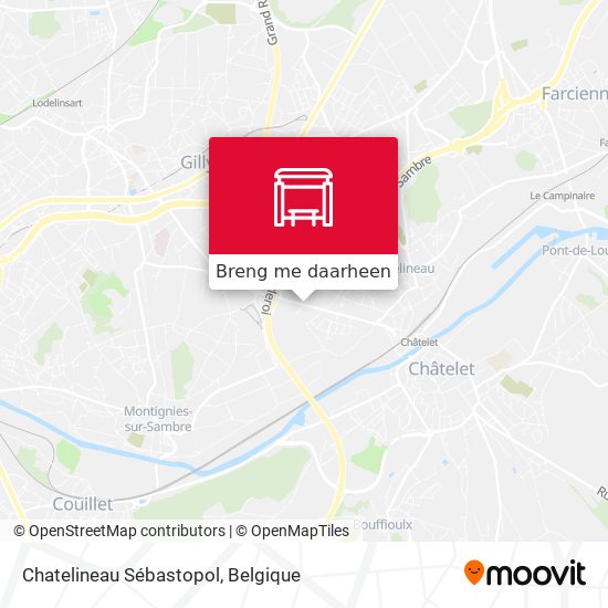 Chatelineau Sébastopol kaart