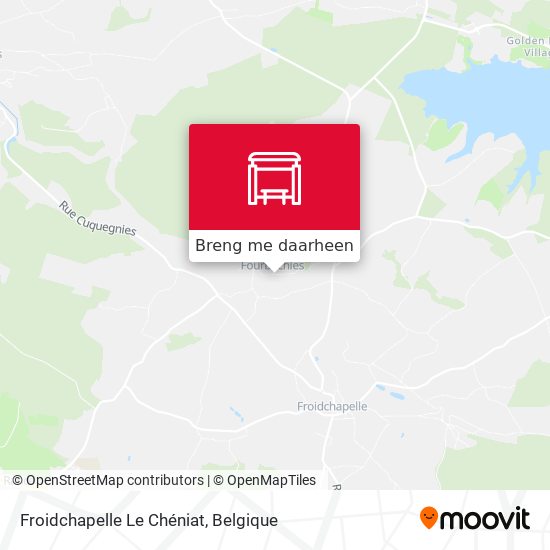 Froidchapelle Le Chéniat kaart