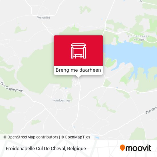 Froidchapelle Cul De Cheval kaart