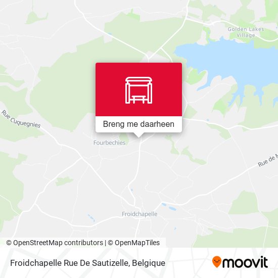 Froidchapelle Rue De Sautizelle kaart
