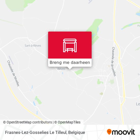 Frasnes-Lez-Gosselies Le Tilleul kaart