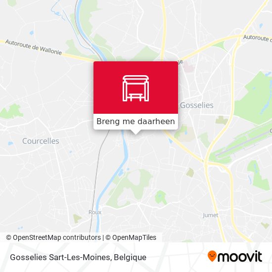 Gosselies Sart-Les-Moines kaart