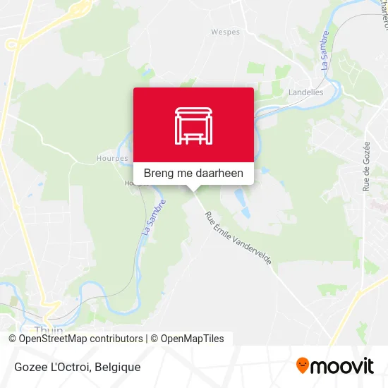 Gozee L'Octroi kaart