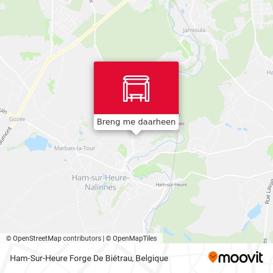 Ham-Sur-Heure Forge De Biétrau kaart