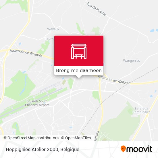 Heppignies Atelier 2000 kaart