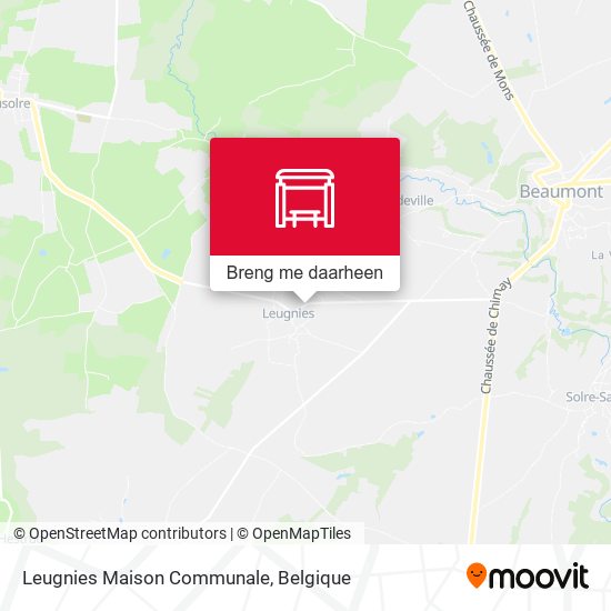 Leugnies Maison Communale kaart
