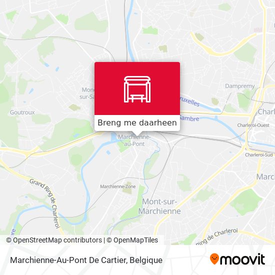 Marchienne-Au-Pont De Cartier kaart