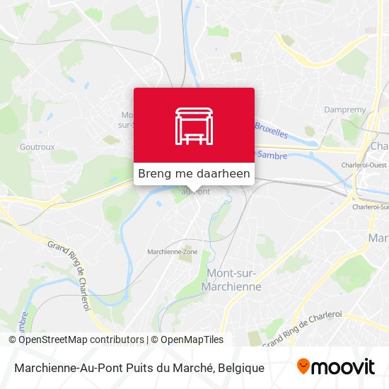 Marchienne-Au-Pont Puits du Marché kaart