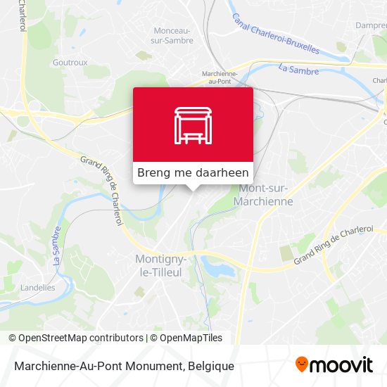 Marchienne-Au-Pont Monument kaart