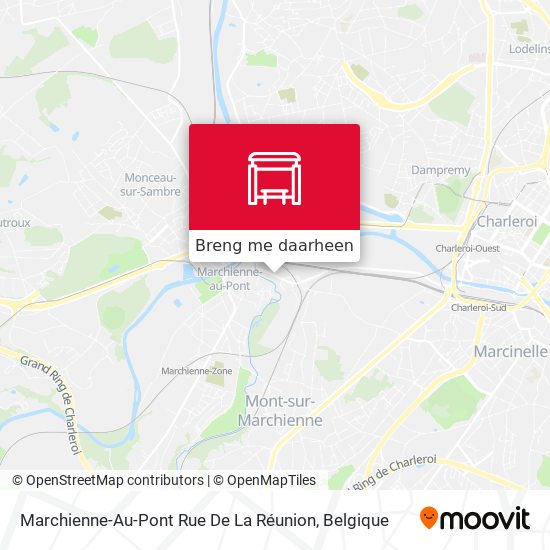 Marchienne-Au-Pont Rue De La Réunion kaart