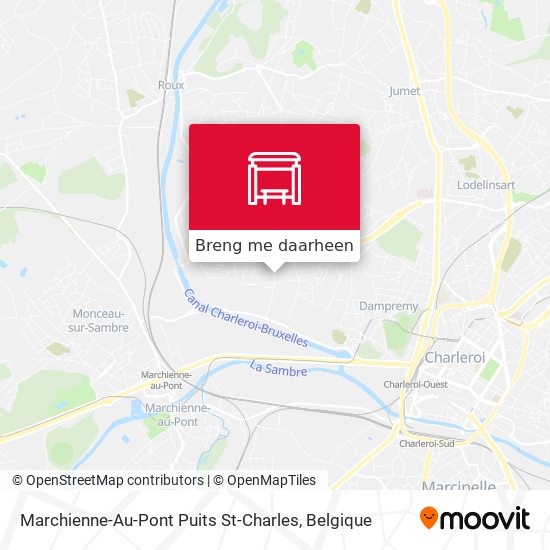 Marchienne-Au-Pont Puits St-Charles kaart