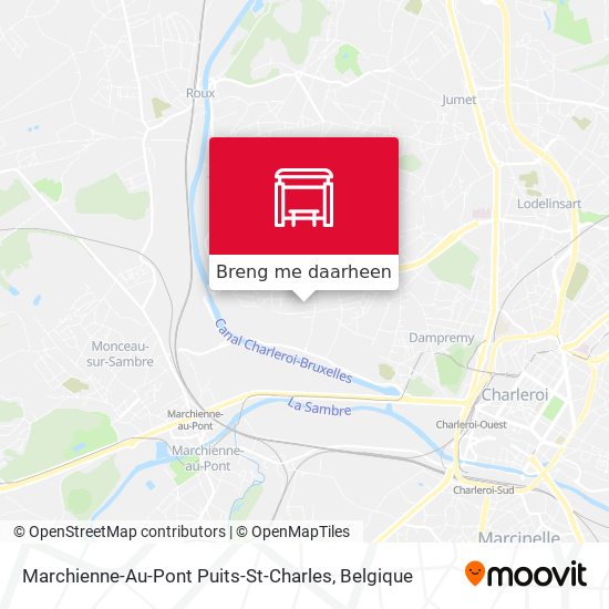 Marchienne-Au-Pont Puits-St-Charles kaart