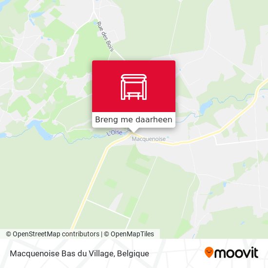Macquenoise Bas du Village kaart