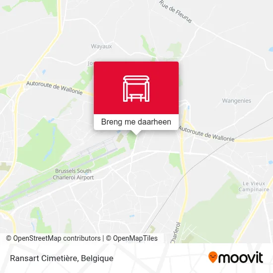 Ransart Cimetière kaart