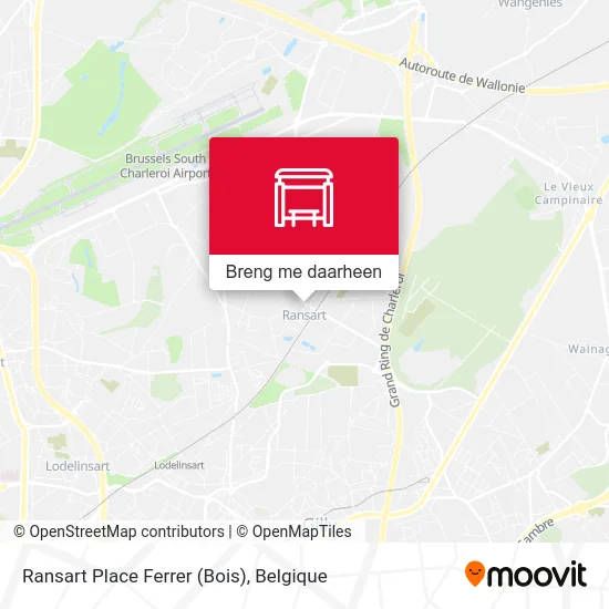 Ransart Place Ferrer (Bois) kaart