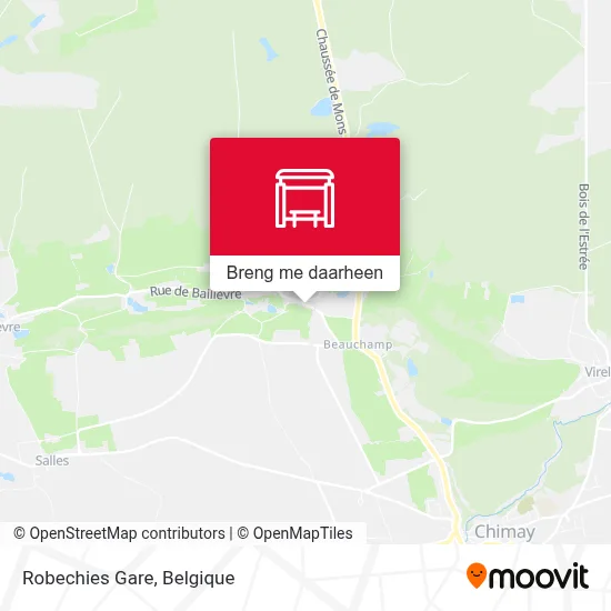 Robechies Gare kaart