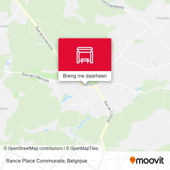 Rance Place Communale kaart