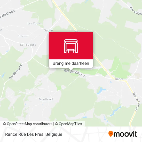 Rance Rue Les Frés kaart