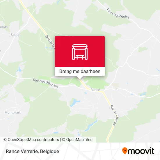 Rance Verrerie kaart