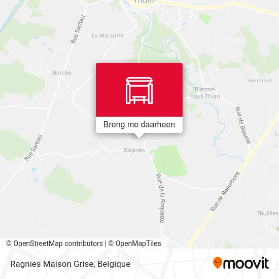 Ragnies Maison Grise kaart