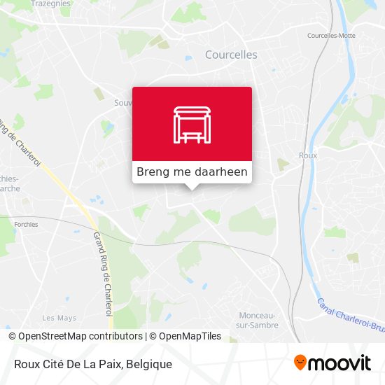 Roux Cité De La Paix kaart